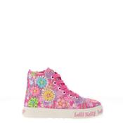 Lelli Kelly Girl Eloise Hi Top Floral Trainer, Pink Multi