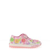 Lelli Kelly Girl Eloise Canvas Floral Trainer, White Multi