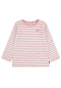 Levi’s Baby Girl Long Sleeve Stripe Top, Pink image