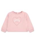 Levi’s Baby Girl Heart Long Sleeve Top, Pink image