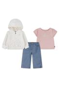 Levi’s Baby Girl Floral 3 Piece Set, Multi image