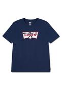 Levi’s Mini Boy Skate Batwing Short Sleeve Top, Navy image