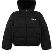 Levi’s Older Boy Hooded Puffer Coat, Black image