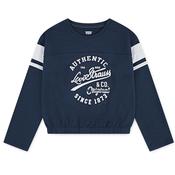 Levi’s Older Girl Varsity Long Sleeve Sweater, Navy image