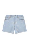 Levi’s Older Girl A Line Daisy Denim Shorts, Blue image