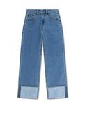 Levi’s Girl Wide Leg Roll Up Cuff Jean, Blue image