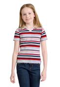Levi’s Girl Short Sleeve Stripe Polo, Multi image