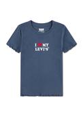 Levi’s Girl I Love My Levis Short Sleeve Tee, Navy image