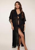 Lingadore Short Sleeve 7721 Kimono, Black image