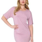 Lingadore Low Back Short Sleeve Nightdress, Pink image