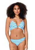 Lingadore Triangle Stripe Bikini Set, Blue image