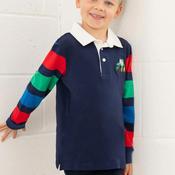 Little Lighthouse Boys Rafferty Tractor Long Sleeve Top, Green image