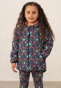 Little Lighthouse Girls Quinn Floral Coat, Navy image
