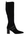 Lodi Greta Block Heel Knee High Boot, Black image