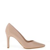 Lodi Rabot Leather Court Heel Shoe, Peach Nude image