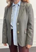 Lola Casademunt Pinstripe Blazer, Grey image