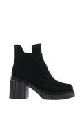 Loretta Vitale Chunky Heeled Ankle Boots, Black image