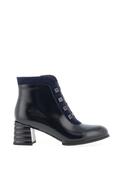 Loretta Vitale Embellished Heeled Ankle Boots, Navy image