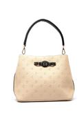 Zen Collection Monogram Colour Block Satchel Bag, Cream image