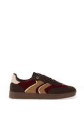 Lunar Jersey Colour Block Trainers, Brown Multi image