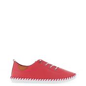Lunar Leather Elastic Lace Comfort Shoes, Raspberry image