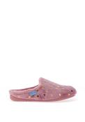 Lunar Cerys Faux Fur Heart Slippers, Pink image