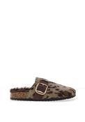 Lunar Animal Fleece Lined Mule Slipper, Brown image