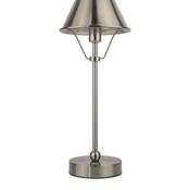 MacQuillan Home Rechargeable LED Table Lamp, Silver