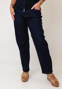 MAC Danni Barrel Fit Jeans, Dark Blue Wash image