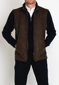 Magee 1866 Patrick Diamond Quilt Gilet, Olive image
