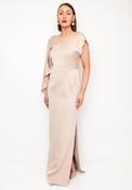Maisonel One-Shoulder Occasion Dress, Pink image