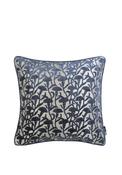 Malini Cassia Large Velvet Cushion 50 x 50cm, Navy image