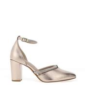 Marco Tozzi Rope Diamante Heeled Shoes, Champagne image
