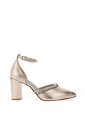 Marco Tozzi Rope Diamante Heeled Shoes, Champagne image