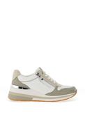 Marco Tozzi Colour Block Wedge Trainers, Green image
