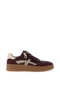 Marco Tozzi Chunky X Platform Trainers, Wine image