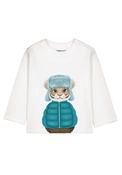 Mayoral Baby Boy Animal Print Long Sleeve Top, Cream image
