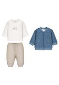 Mayoral Baby Boy Car 3 Piece Tracksuit, Blue image