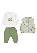 Mayoral Baby Boy Farm 3 Piece Tracksuit, Green image
