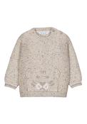 Mayoral Baby Boy Long Sleeve Tiger Knit Jumper, Beige image