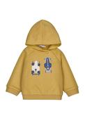 Mayoral Baby Boy Race Car Long Sleeve Hoodie, Yellow image