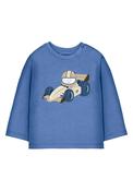 Mayoral Baby Boy Car Long Sleeve Top, Blue image