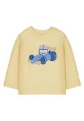 Mayoral Baby Boy Car Long Sleeve Top, Yellow image