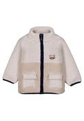 Mayoral Baby Boy Long Sleeve Fleece Jacket, Cream image