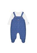 Mayoral Baby Boy Long Sleeve Romper, Blue image