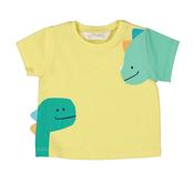 Mayoral Baby Boy Dino Short Sleeve Tee, Yellow