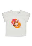 Mayoral Baby Girl Bow Print Short Sleeve Tee, White image
