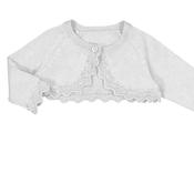 Mayoral Baby Girl Knit Bolero Cardigan, White