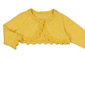 Mayoral Baby Girl Knit Bolero Cardigan, Yellow