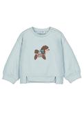 Mayoral Baby Girl Long Sleeve Poodle Sweater, Green image